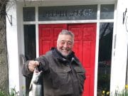 Good weekend at Delphi – 3 in 2 days Rudi's 7lb 5oz salmon from the Whin Pool