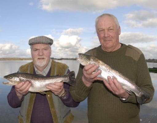 Trim anglers on owel. John Gantly and Henry Sheridan.