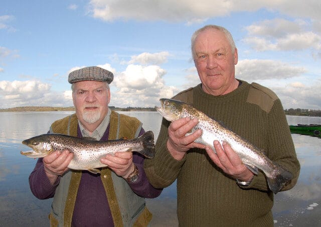 Trim anglers on owel. John Gantly and Henry Sheridan.