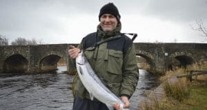 Martin McCarron recorded a 10lb salmon