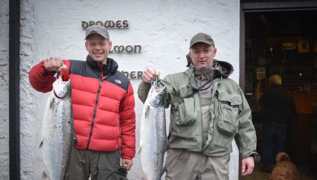 St Patricks Day salmon for J. Adamson and N. Barber