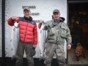 4 salmon from the Drowes last week St Patricks Day salmon for J. Adamson and N. Barber
