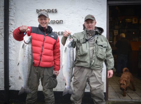 St Patricks Day salmon for J. Adamson and N. Barber 