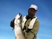 Angler poses with 22lb pike