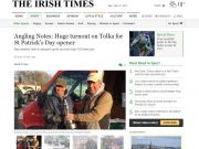 Huge turnout on Tolka for St Patrick’s Day opener, Irish Times Angling Notes: Huge turnout on Tolka for St Patrick’s Day opener