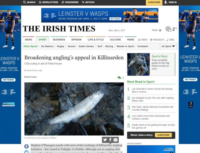 Broadening angling’s appeal in Killinarden
