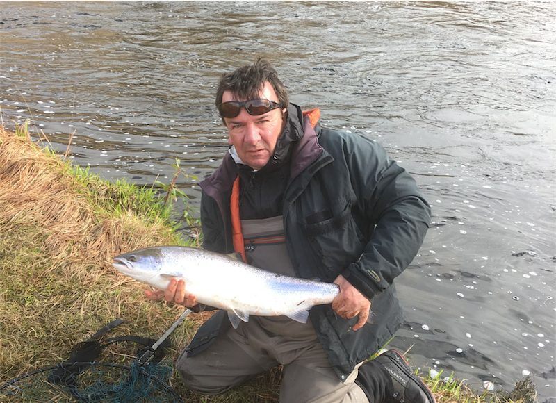 Robert had an 8.5lb salmon from the Rock Pool Robert had an 8.5lb salmon from the Rock Pool