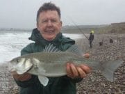 Angler at Ardmore with a bass