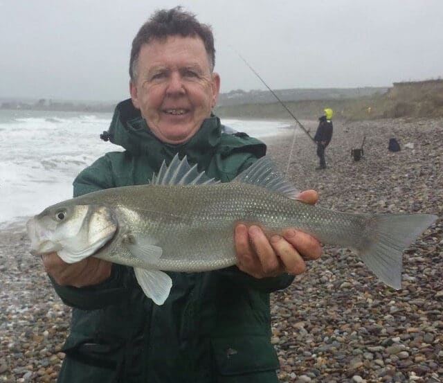 Stan Ryan bass, Ardmore Angler at Ardmore with a bass