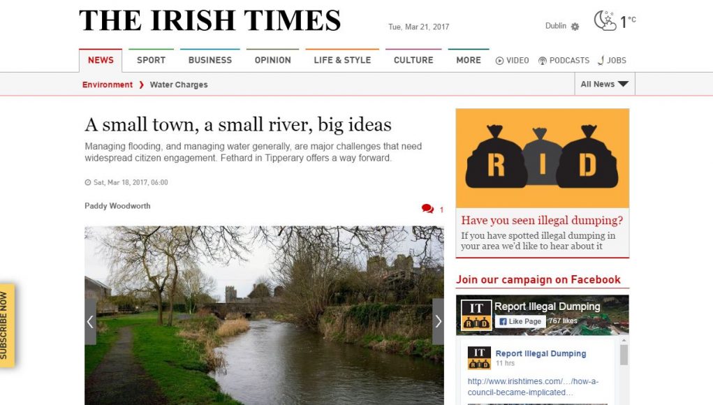 A small town, a small river, big ideas