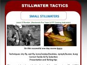 Small stillwater courses – Match the Hatch and Tactics Match the Hatch