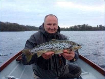 ‘Great few days at paradise’ Ben Mackay, Scotland with one of his Sheelin trout