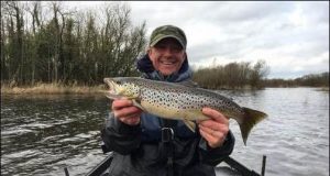 Happiness is a trout from Lough Sheelin – Andrius from Lithuanian fishing club Go&Catch with his fish