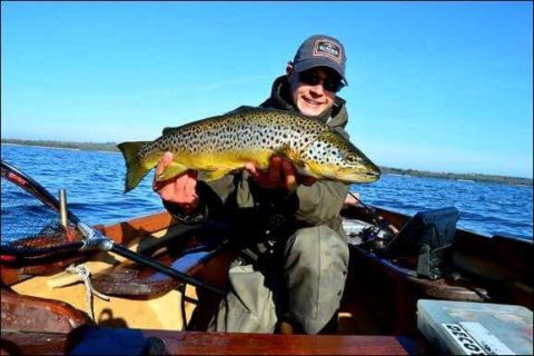 From Artic to Mediterranean - Lough Sheelin Friday March 24th – a beautiful catch from Christopher Defillon
