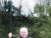 Good conditions on the Bandon, another salmon last last week Angler poses with a salmon