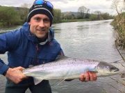 Two Suir springers for Tommy last week salmon catch and release