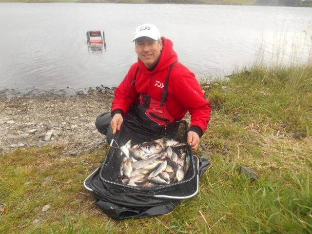 Angler with catch