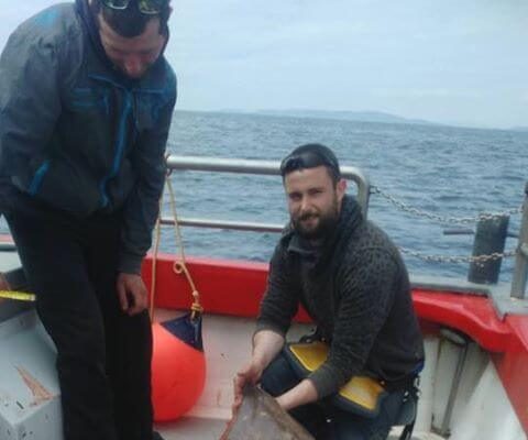 Ben's 188lb skate from today, not quite a record but a fantastic specimen fish