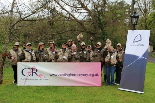 Participating in the Casting For Recovery retreat in Mount Falcon, Ballina, Co.Mayo