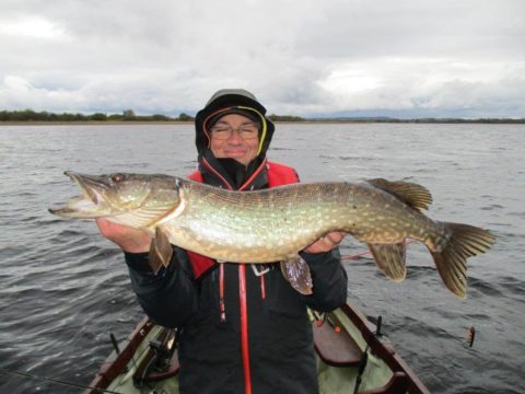 Smiles all week for Philippe Arnassand with another good Pike