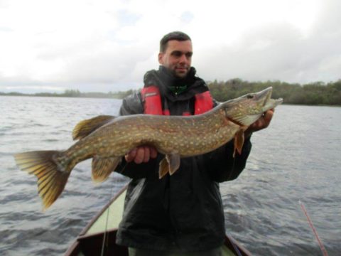 Julien's Pike taken on a soft lure this time.