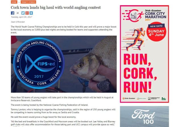 Cork town lands big haul with world angling contest