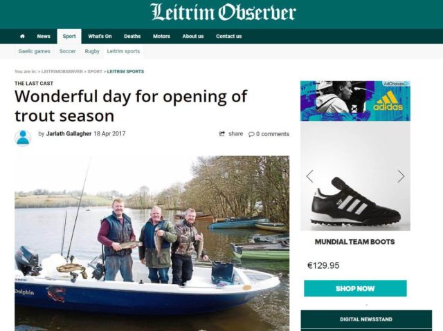 Wonderful day for opening of trout season