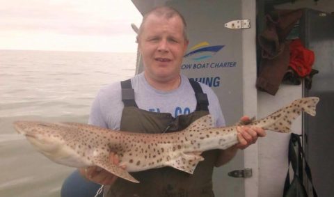 Ger Mathews with one of his BullHuss