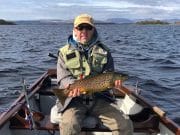 Duckfly hatches produce good fishing on Corrib Loughrea angler Robert Reilly with a fine Corrib trout caught recently