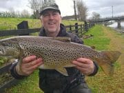 Huge trout and good pike at Lanesborough 9lb trout