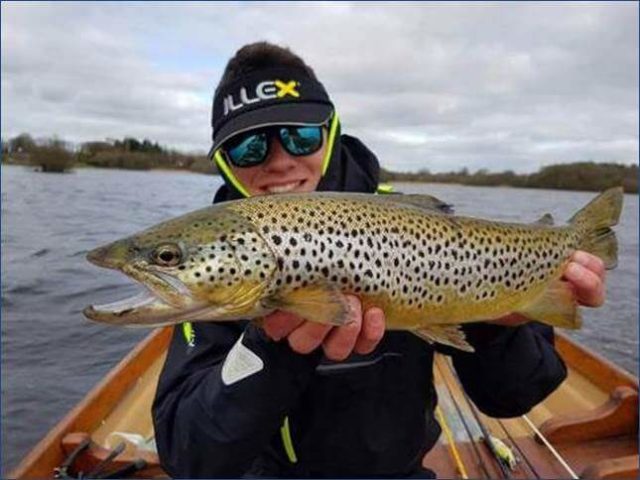 Nico Vindret, France with a wonderful Sheelin trout, April 3rd