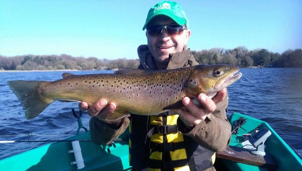 Kevin Coyne and 5lbs 2oz Ennell trout