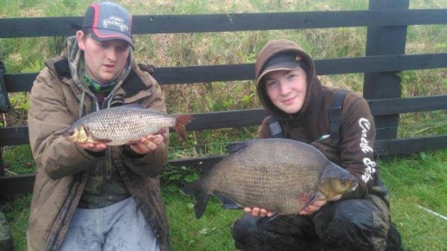 ial Finnegan from Tuam caught this Bream during the night an ounce shy of 6lb. Connor's Roach was 1lb 10oz. Both caught after dark on maggot.