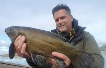 Good fish at Lanesborough but cold snap took its toll Larry Kelly had this, his biggest unweighed Tench on Monday