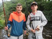 Inland Fisheries Ireland launches youth outreach initiative for 2017 Nicky O' Hagan and Matthew McDonald of Whitechurch Youth Group