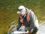 First fish of the day goes to Martin Cronin on the fly at Ballincurrig