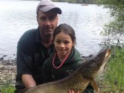 15lb pike for Clíodhna at Keady and District competition 15lb pike