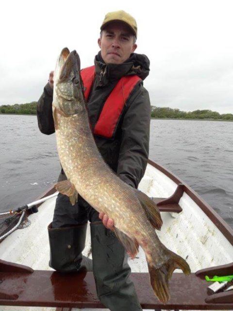 Sylvain with one of his nice Pike