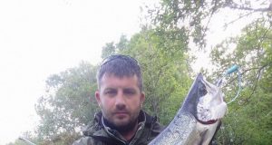On Saturday, Julian Ciconte reported an 8lb salmon caught on a spinner from Corry