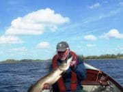 Dutch angler Adrian with a nice Longford pike, May 2017
