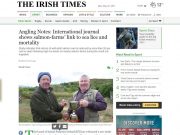 Angling Notes: International journal shows salmon-farms’ link to sea lice and mortality, Irish Times Angling Notes: International journal shows salmon-farms’ link to sea lice and mortality