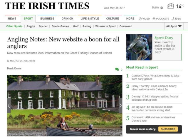 Angling Notes: New website a boon for all anglers