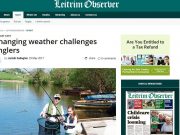 Changing weather challenges anglers, Leitrim Observer Changing weather challenges anglers