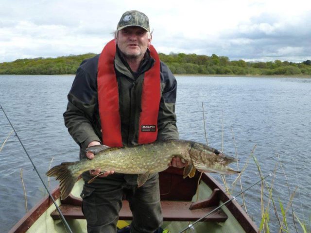 Joseph with one of his first Irish Pike.