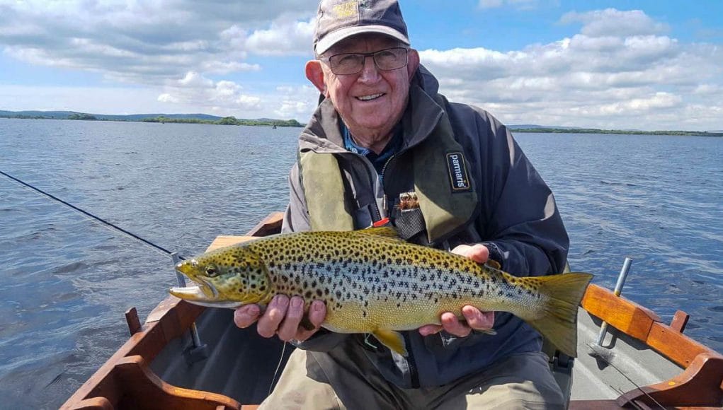 Scotsman Vaughn Ruckley visited Corrib revently and enjoyed some great fishing on buzzer, including this fish.