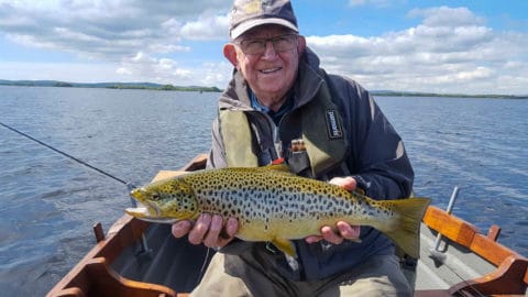 Scotsman Vaughn Ruckley visited Corrib revently and enjoyed some great fishing on buzzer, including this fish.