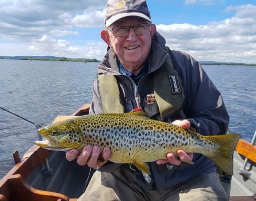 Scotsman Vaughn Ruckley visited Corrib revently and enjoyed some great fishing on buzzer, including this fish.