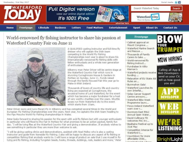 World-renowned fly fishing instructor to share his passion at Waterford Country Fair on June 11