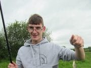Students from the Central Remedial Clinic enjoy fishing trip A novice angler from the Central Remedial Clinic enjoys a successful fishing trip with the Dublin Angling Initiative