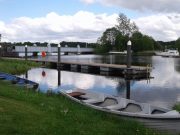 Portumna, Meelick, Shannon Harbour fishing well nets to 80lb reported A calm looking River Shannon overlooking Portumna Bridge